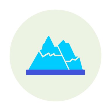 dağ ikonu vektör illüstrasyonu 