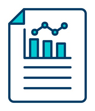 çubuk çizelgesi vektör illüstrasyonu