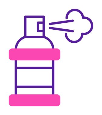 Boya spreyi simgesi, vektör illüstrasyonu 