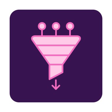 Huni vektör illüstrasyon tasarımının düz simgesi