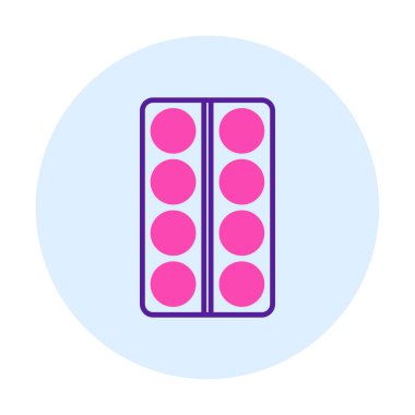 Modern İlaç simgesinin vektör illüstrasyonu                           