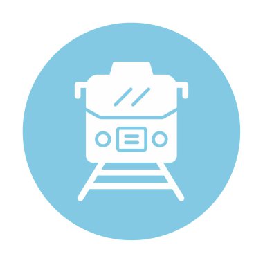 tren vektör simgesi modern basit illüstrasyon