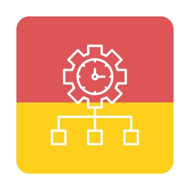 vector illustration of Time Management modern icon                       