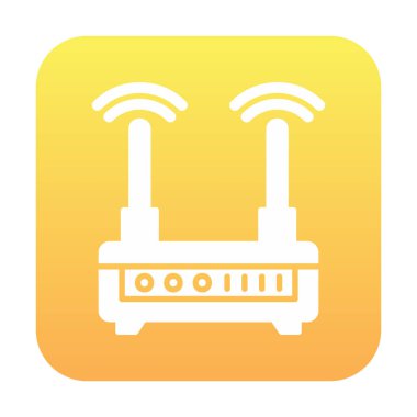  Wi-fi yönlendirici vektör illüstrasyonu