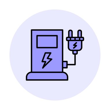 İstasyon simgesi tasarımı, vektör illüstrasyonu yükleniyor