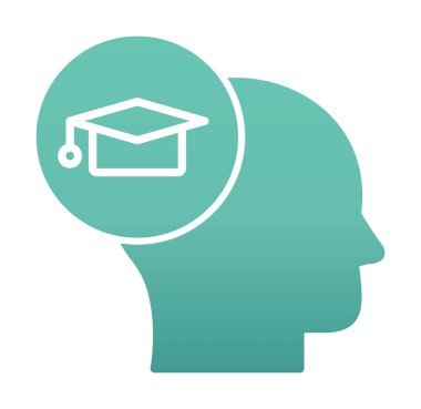 Simge, vektör illüstrasyon tasarımı öğreniliyor                  