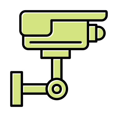 ccTV kamerasının vektör illüstrasyonu 