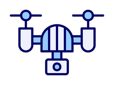 İHA simgesi, vektör illüstrasyonu  