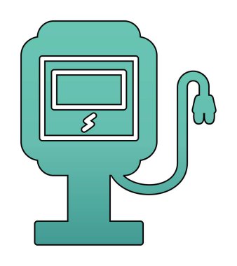 İstasyon simgesi tasarımı, vektör illüstrasyonu yükleniyor