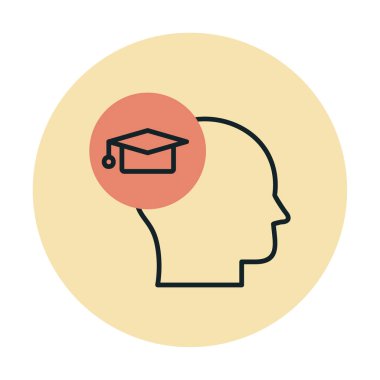 Simge, vektör illüstrasyon tasarımı öğreniliyor                  