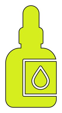 Ağız Aşısı Web simgesi, vektör illüstrasyonu