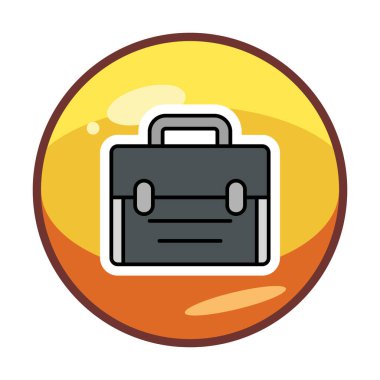 evrak çantası simgesi vektör illüstrasyon tasarımı