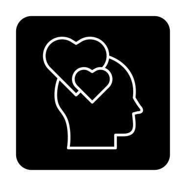 Aşık kişi ikon vektör illüstrasyonuName