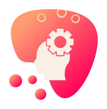 Yaratıcı süreç simgesi, vektör illüstrasyonu                       