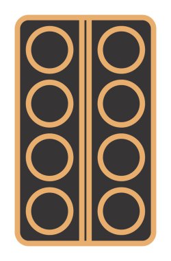 Modern İlaç simgesinin vektör illüstrasyonu                           