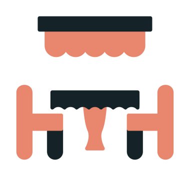 Restoran vektör illüstrasyonu, simge ögesi arkaplanı                                  