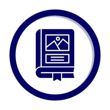 Fotoğraf Albümü vektör simgesi modern vektör illüstrasyonu