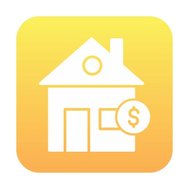 Emlak simgesi vektör illüstrasyon grafik şablonu 