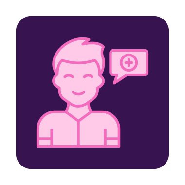 Pozitif Düşünce konsepti vektör illüstrasyonu