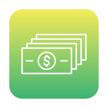 para düz simgesi, vektör illüstrasyonu