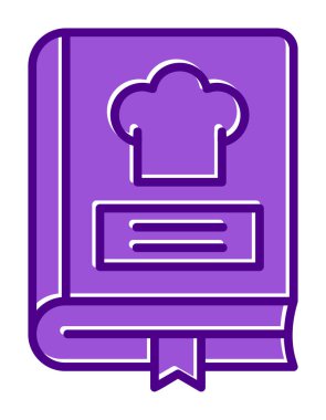 Tarif Defteri Simgesi - Tek Simge, Vektör