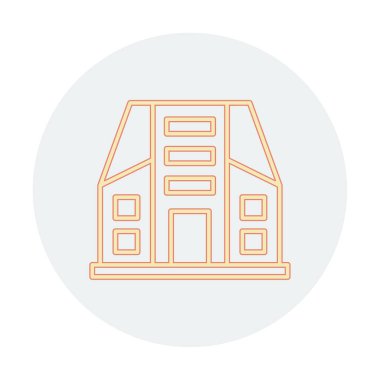 Şehir İnşa Ağı simgesi, vektör illüstrasyonu