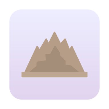 dağ ikonu vektör illüstrasyonu 