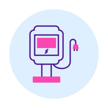 İstasyon simgesi tasarımı, vektör illüstrasyonu yükleniyor