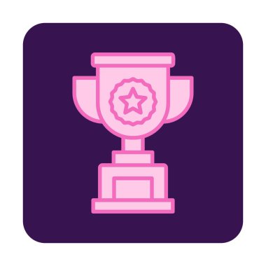 kupa simgesi, vektör çizimi