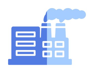 Nükleer santral ikon vektörü. İnce çizgi işareti. izole edilmiş sınır sembolü çizimi