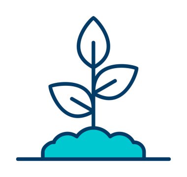 Basit düz yay vektörü simgesi çizimi