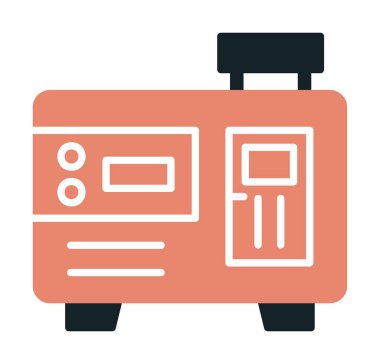 Elektrik jeneratörü satır simgesi biçimi