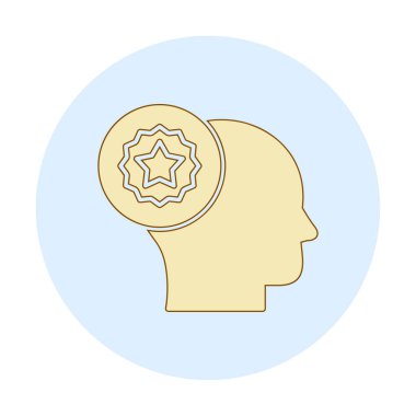 En sevdiğim kullanıcı simge vektör çizim