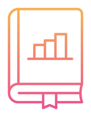 Çizelge simgesi, vektör illüstrasyonu   