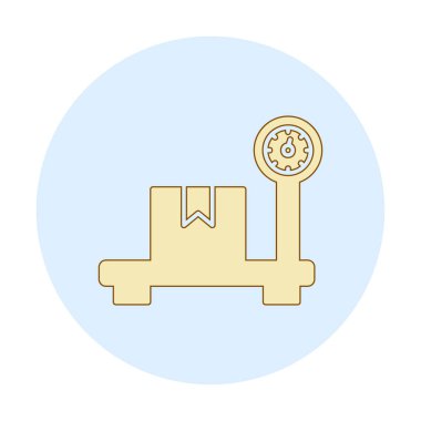 ölçekli düz simge, vektör illüstrasyonu 