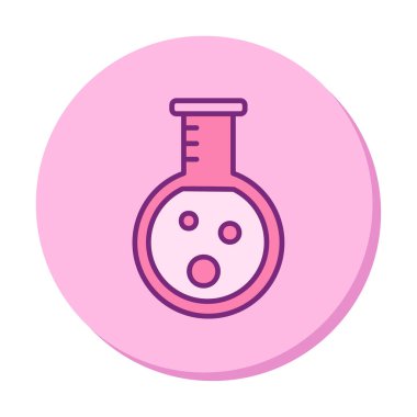 Zehir. Web simgesi basit illüstrasyon 