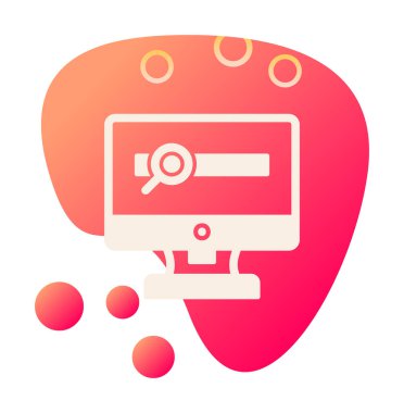 araştırma simgesi, vektör illüstrasyonu