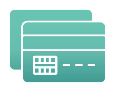 Basit kredi kartı simgesi tasarımı