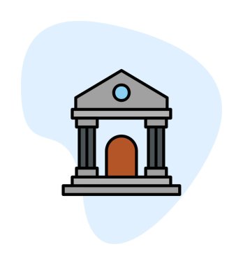 Simge vektör tasarlamak yapı Müzesi