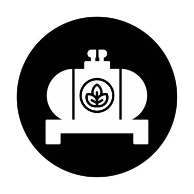 yakıt tankı ikonu vektör illüstrasyonu