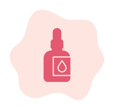 Ağız Aşısı Web simgesi, vektör illüstrasyonu