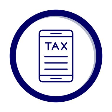 akıllı telefon simgesi, vektör illüstrasyonu basit tasarım