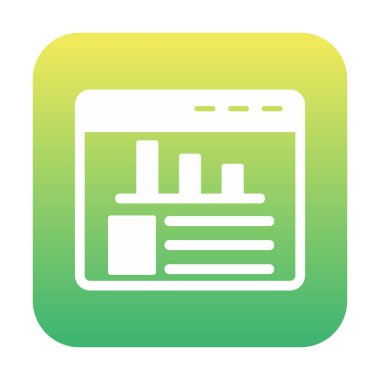 İstatistik simgesinin web vektör çizimi           