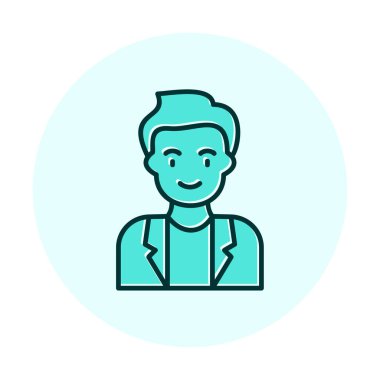 Dişçi web simgesi, vektör illüstrasyonu