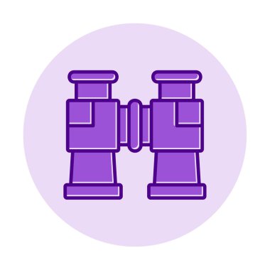 binoküler ikon vektör çizimi