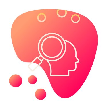 araştırma simgesi, vektör illüstrasyonu