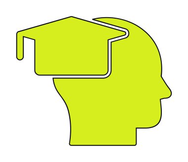 Eğitim ikonu vektör illüstrasyon tasarımı