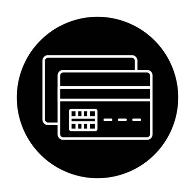 Basit bir web kredi kartı simgesi tasarımı