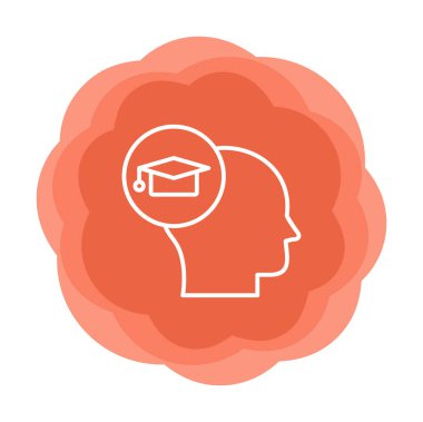 Simge, vektör illüstrasyon tasarımı öğreniliyor                  