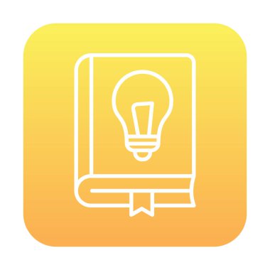 Fizik Kitabı vektör illüstrasyonu, simge ögesi arkaplanı